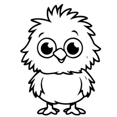 chick doodle illustration