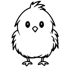 chick doodle illustration