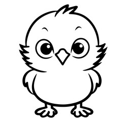 chick doodle illustration