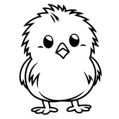 chick doodle illustration