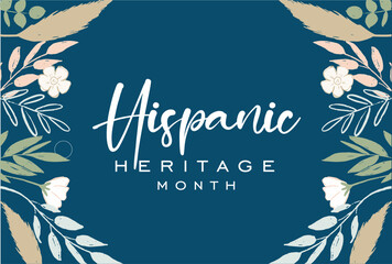 Fototapeta premium National hispanic heritage month