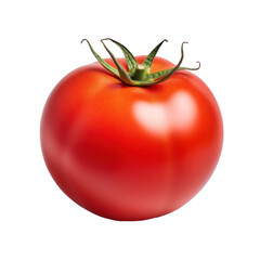 Red tomato isolated.