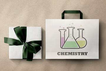 logo chemistry mockup