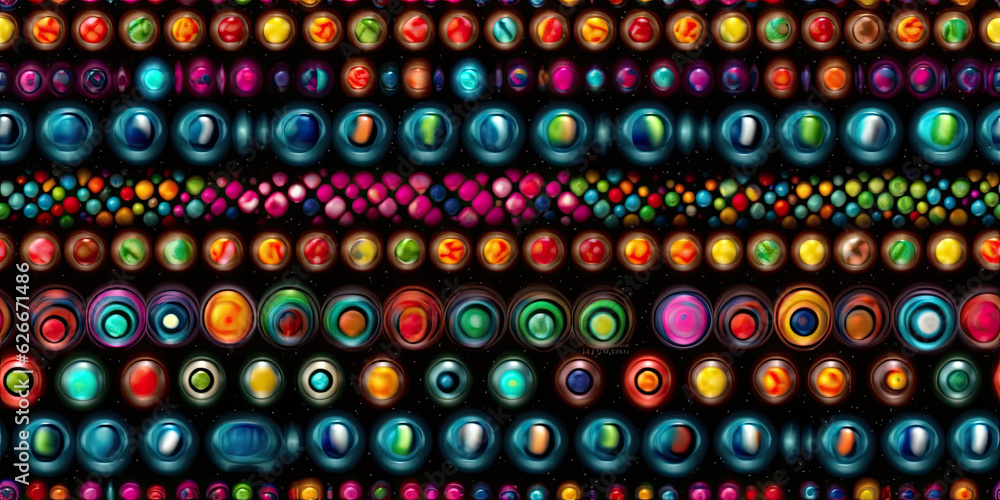 Poster a colorful background with shapes and colors - generative ai