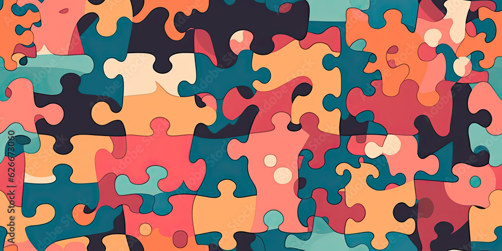 Poster a colorful background with shapes and colors - generative ai