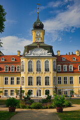 Fototapeta na wymiar Gohliser Schlösschen, Schloss in Leipzig, Sachsen, Deutschland