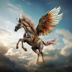 Flying Horse Pegasus - Mythical Creature