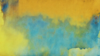 Yellow Teal Background Texture | AI Generated