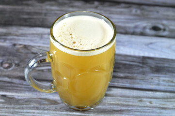 Sugarcane juice, the liquid extracted from pressed sugarcane. It is consumed as a beverage in...