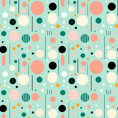 Thematic Digital Paper for Product Design Seamless Paper Pastel Stripes and Dots Seamless Wallpaper Pastel Stripes and Dots Digital Paper Cool Seamless Background