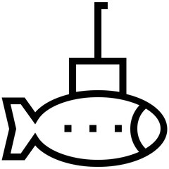 Obraz premium Sealife Vector Line Icons
