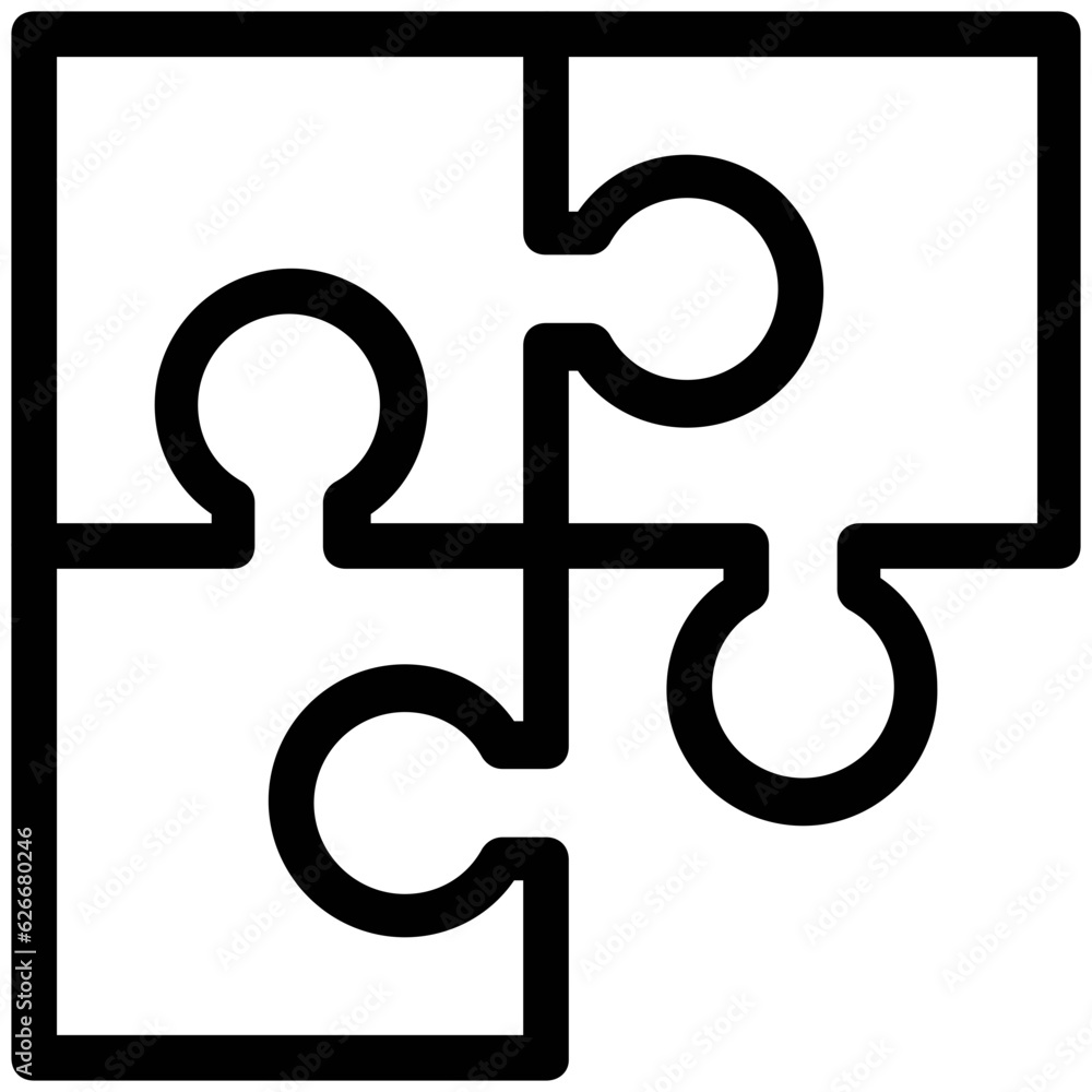 Canvas Prints digital marketing vector line icons