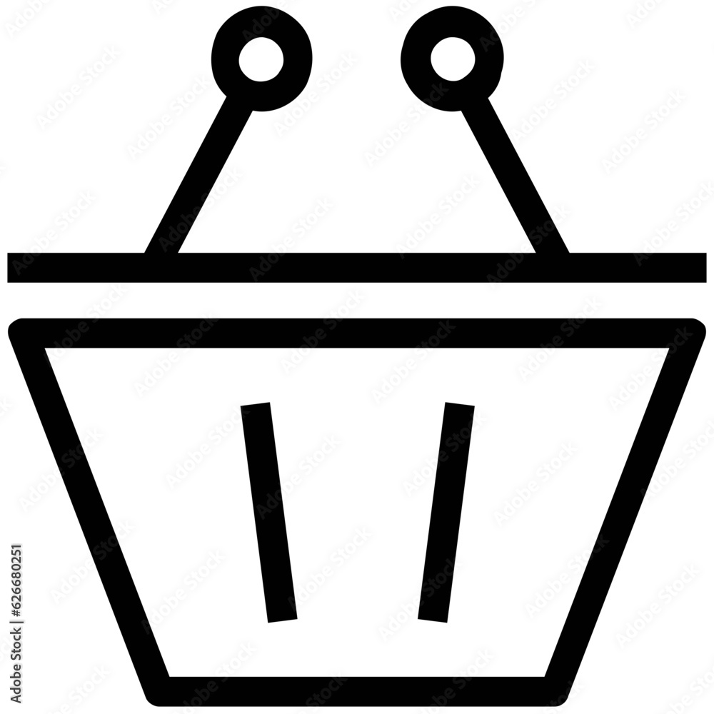 Canvas Prints digital marketing vector line icons