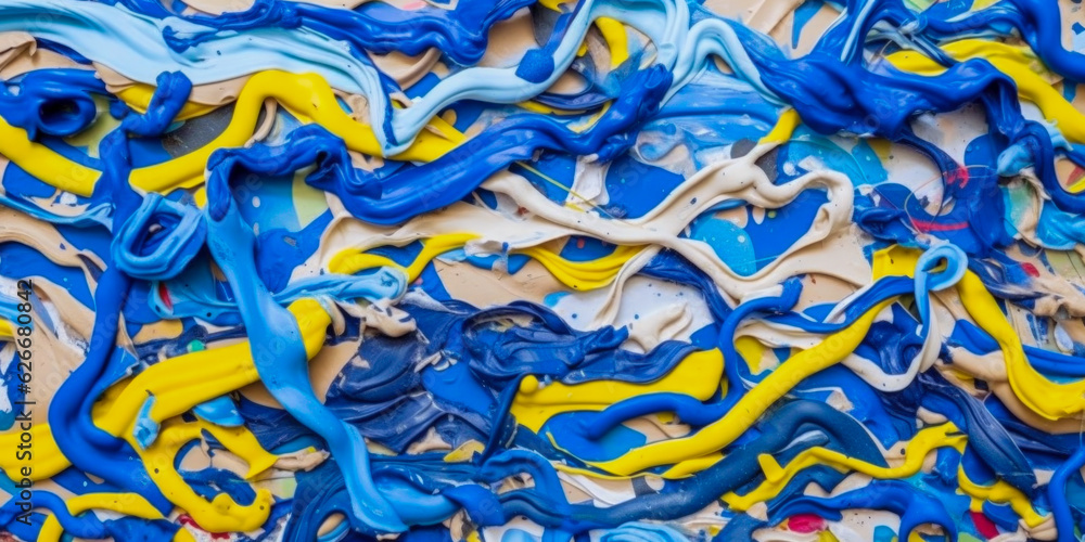 Aufkleber a colorful background - generative ai
