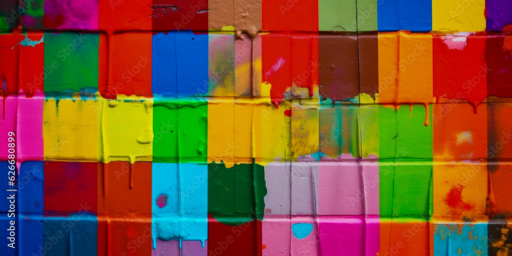 Poster a colorful background - generative ai