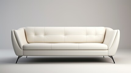 Modern white couch