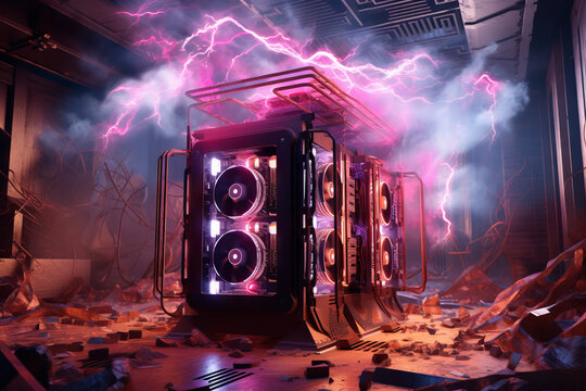 A super computer with AI lightning