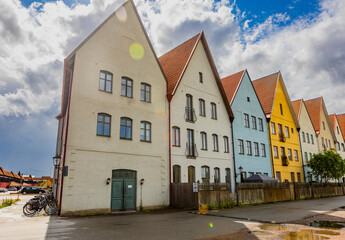 Medieval and Hansa inspired  living area Jakriborg in Hjarup, Sweden