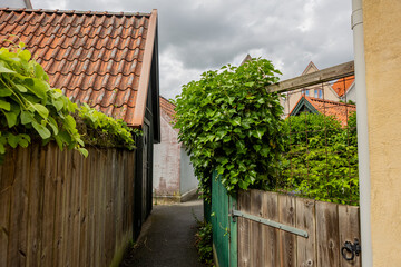 Medieval and Hansa inspired  living area Jakriborg in Hjarup, Sweden