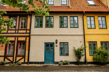 Naklejka premium Medeltidsinspirerade området Jakriborg i Hjärup