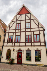 Fototapeta premium Medieval and Hansa inspired living area Jakriborg in Hjarup, Sweden