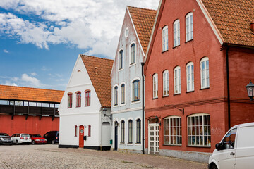 Medieval and Hansa inspired  living area Jakriborg in Hjarup, Sweden