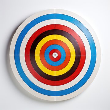 Circle Archery sport Target, AI generated image