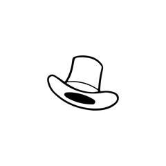 vector hat doodle illustration concept