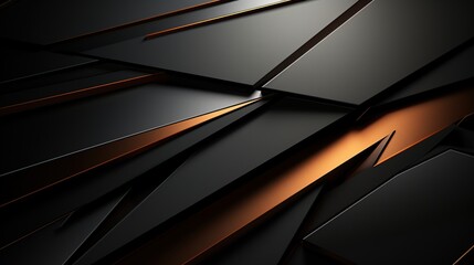 Gold metal and carbon fiber background. AI generated image