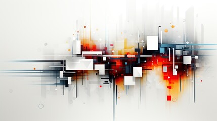 abstract technology background, AI generated image