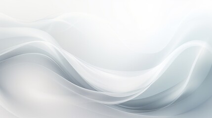 Abstract geometric white and gray wave color background.AI generated image