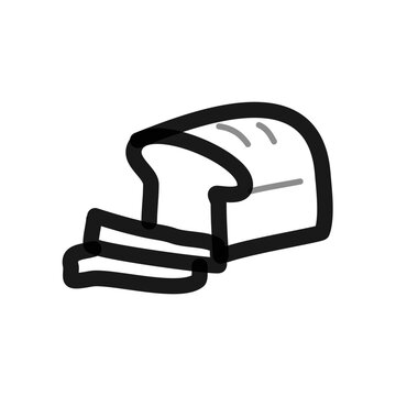 recommend clip art: loaf of bread line art doodle