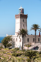 Lighthouse at the cape Spartel in Tangier, Morocco,
