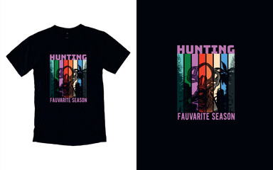 Hunter's Quest, Embrace the Wild Pursuit, Embrace the Hunt T-shirt Design