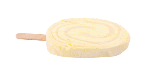 Delicious ice cream bar isolated on white