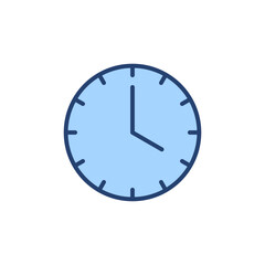 Clock icon vector. Time sign and symbol. watch icon