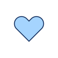Love icon vector. Heart sign and symbol. Like icon vector.