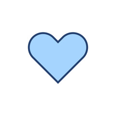 Love icon vector. Heart sign and symbol. Like icon vector.