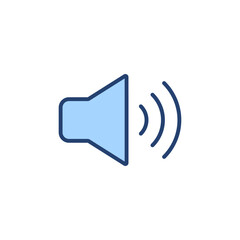 Speaker icon vector. volume sign and symbol. loudspeaker icon. sound symbol