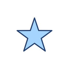 Obraz premium Star icon vector. rating sign and symbol. favourite star icon