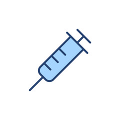 Syringe icon vector. injection sign and symbol.vaccine icon