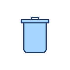 Trash icon vector. trash can icon. delete sign and symbol.