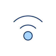 Wifi icon vector. signal sign and symbol. Wireless  icon