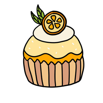 cupcake lemon sweet cute