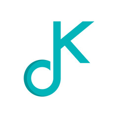 sign of ok letter logo vector icon illustration