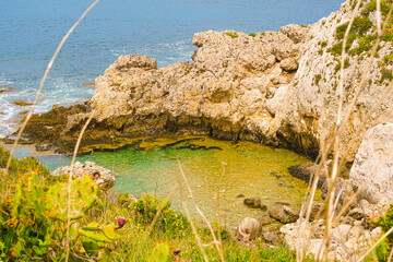 Pool of Venus (Pond of Venus) at Capo Milazzo, Sicily, Italy. © nehuen