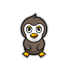 Penguin mascot cartoon