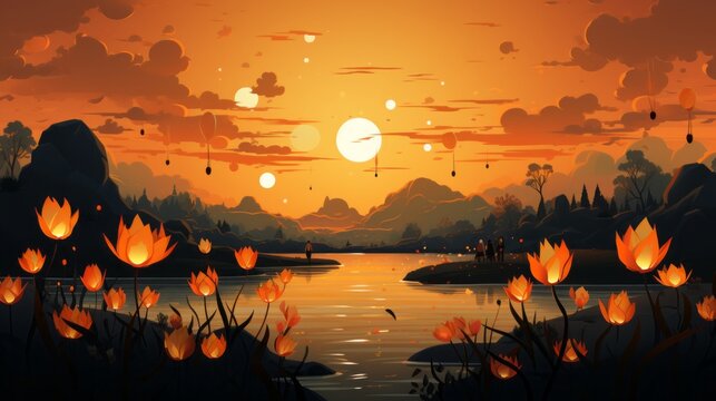 Loi Krathong Day 28th November Generative AI