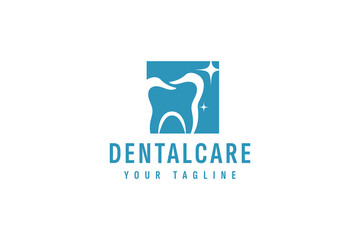 dental care logo vector icon illustration