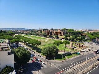 Fototapeta na wymiar view in Roma 